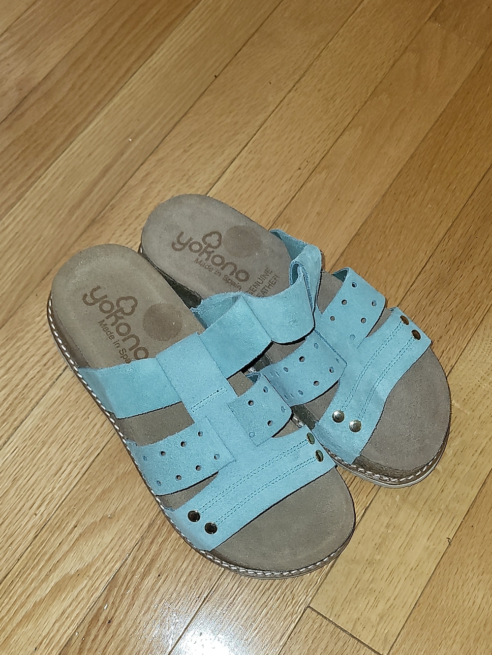 NWOT Leather Sandals Spain Made 6.5